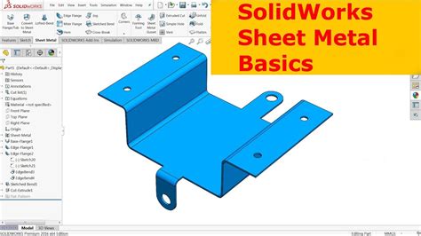 how to activate sheet metal in solidworks|solidworks sheet metal template.